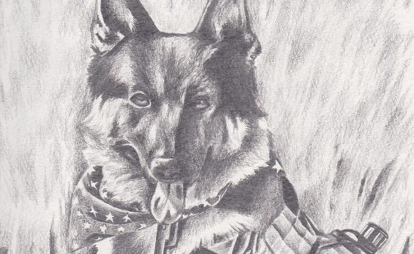 Inmate Dog Art-Fritz by Victor Garcia October 2016 001